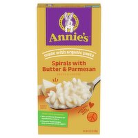 Annie's Spirals with Butter & Parmesan Pasta & Cheese, 5.25 oz, 5.25 Ounce