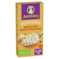 Annie's Spirals with Butter & Parmesan Pasta & Cheese, 5.25 oz