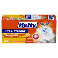 Hefty Ultra Strong Citrus Twist 13 Gallon Trash Bags