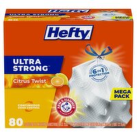 Hefty Ultra Strong Citrus Twist 13 Gallon Trash Bags