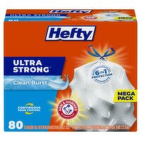 Hefty Ultra Strong Clean Burst Scent Trash Bags