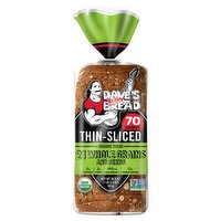 Dave's Killer Bread 21 Whole Grains and Seeds Thin-Sliced Organic Bread, 20.5 oz, 20.5 Ounce