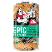 Dave's Killer Bread® Epic Everything® Organic Bagels 16.75 oz. Bag