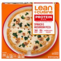 Lean Cuisine Protein Kick Spinach & Mushroom Pizza, 6 1/8 oz