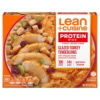 Lean Cuisine Protein Kick Glazed Turkey Tenderloins with Whipped Sweet Potatoes & Dressing, 9 oz