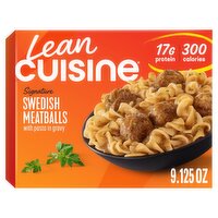 Lean Cuisine Protein Kick Swedish Meatballs with Pasta in Gravy, 9 1/8 oz
