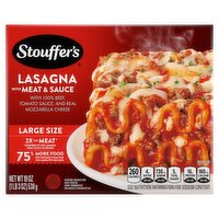 Stouffer's Classics Lasagna with Meat & Sauce Large Size, 19 oz