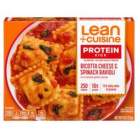 Lean Cuisine Protein Kick Ricotta Cheese & Spinach Ravioli, 8 oz