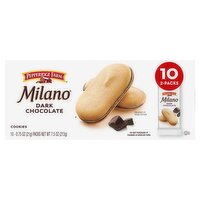 Pepperidge Farm Milano Dark Chocolate Cookies, 0.75 oz, 10 count