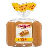 PEPPERIDGE FARM Bakery Classics Top Sliced Golden Potato Hot Dog Buns, 8 count, 14 oz, 14 Ounce