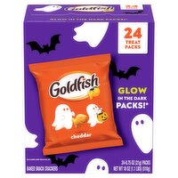 Goldfish Cheddar Baked Snack Crackers, 0.75 oz, 24 count