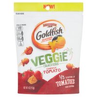 Pepperidge Farm Goldfish Veggie Cheesy Tomato Baked Snack Crackers, 4 oz