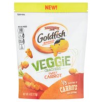 Pepperidge Farm Goldfish Veggie Sweet Carrot Baked Snack Crackers, 4 oz