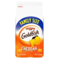 Pepperidge Farm Goldfish Cheddar Baked Snack Crackers Family Size, 10 oz