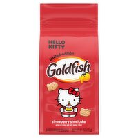 Goldfish Hello Kitty Strawberry Shortcake Baked Graham Snacks Limited Edition, 6.1 oz