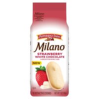 Pepperidge Farm Milano Strawberry White Chocolate Distinctive Cookies, 15 count, 7 oz