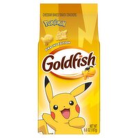 Goldfish Pokémon Pikachu Edition Cheddar Baked Snack Crackers, 6.6 oz