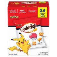 Goldfish Pokémon Cheddar Baked Snack Crackers, 0.75 oz, 24 count