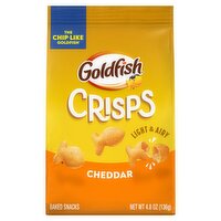 Goldfish Crisps Cheddar Baked Snacks, 4.8 oz