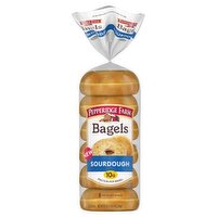 Pepperidge Farm Sourdough Pre-Sliced Bagels, 6 count, 21 oz, 21 Ounce