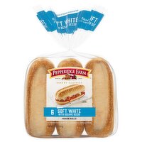 Pepperidge Farm Bakery Classics Soft White with Sesame Seeds Hoagie Rolls, 6 count, 14.5 oz, 14.5 Ounce