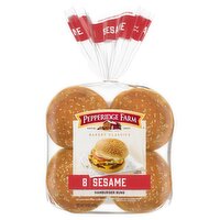 Pepperidge Farm Bakery Classics Sesame Hamburger Buns, 15 oz