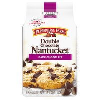 Pepperidge Farm Nantucket Double Dark Chocolate Chunk Crispy Cookies, 8 count, 7.75 oz