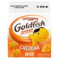 Pepperidge Farm Goldfish Cheddar Baked Snack Crackers, 2 oz