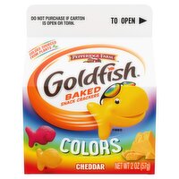 Pepperidge Farm Goldfish Colors Cheddar Baked Snack Crackers, 2 oz