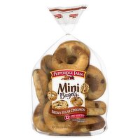 Pepperidge Farm Brown Sugar Cinnamon Pre-Sliced Mini Bagels, 12 count, 17 oz, 17 Ounce