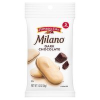 Pepperidge Farm Milano Dark Chocolate Cookies, 3 count, 1.2 oz