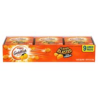 Pepperidge Farm Goldfish Flavor Blasted Xtra Cheddar Baked Snack Crackers, 0.9 oz, 9 count