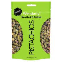 Wonderful Roasted & Salted Pistachios, 6 oz, 6 Ounce