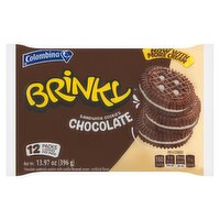 Colombina Brinky Chocolate Sandwich Cookies, 12 count, 13.97 oz
