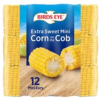 Birds Eye Extra Sweet Mini Corn on the Cob, 12 count, 12 Each