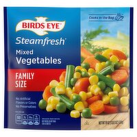 Birds Eye Steamfresh Mixed Vegetables Family Size, 19 oz, 538 Gram