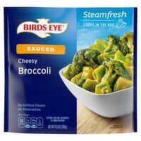 Birds Eye Steamfresh Sauced Cheesy Broccoli, 10.8 oz, 10.8 Ounce