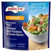 Birds Eye Steamfresh Sauced Parmesan Garlic Roasted Red Potatoes & Green Beans, 10.8 oz