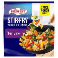 Birds Eye Stir Fry Veggies and Sauce, Teriyaki, Frozen Vegetables, 15 oz.