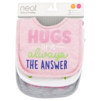 Neat Solutions Baby Bibs, 0 M+, 3 count