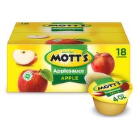 Mott's Apple Applesauce, 4.0 oz, 18 count