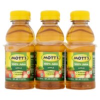 Mott's Apple 100% Juice, 8 fl oz, 6 count, 48 Fluid ounce