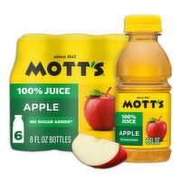 Mott's Apple 100% Juice, 8 fl oz, 6 count, 48 Fluid ounce