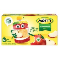 Mott's Apple Applesauce, 3.2 oz, 12 count, 12 Each