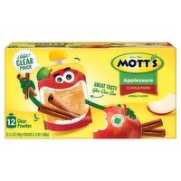 Mott's Cinnamon Applesauce, 3.2 oz, 12 count