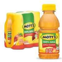 Mott's Apple Mango 100% Juice, 8 fl oz, 6 count