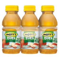 Mott's for Tots Apple Juice Beverage, 8 fl oz, 6 count