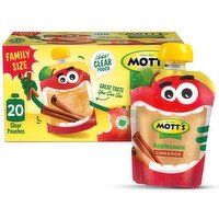 Mott's Cinnamon Applesauce Family Size, 3.2 oz, 20 count