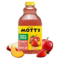 Mott's Strawberry Peach 100% Juice, 64 fl oz