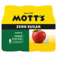 Mott's Zero Sugar Apple Juice Drink, 8 fl oz, 6 count